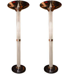 Art Deco Style Pair of Floor Lamps